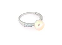 Anello Forever Gioielli Donna Anello Perla in Argento Perla FGAN00138 - FGAN00138